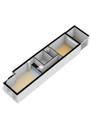 Floorplan - Laan van Nieuw-Guinea, 3531 JE Utrecht